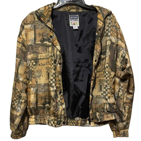 Vintage Details Sportswear Silk Zip Jacket - Picture 2 of 6